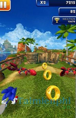 download sonic dash cho iphone