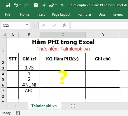cach dung ham phi trong excel 