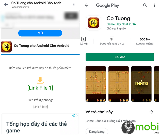 cac cach choi co tuong tren dien thoai android