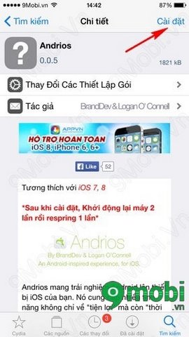 bien iPhone 6 thanh dien thoai Android